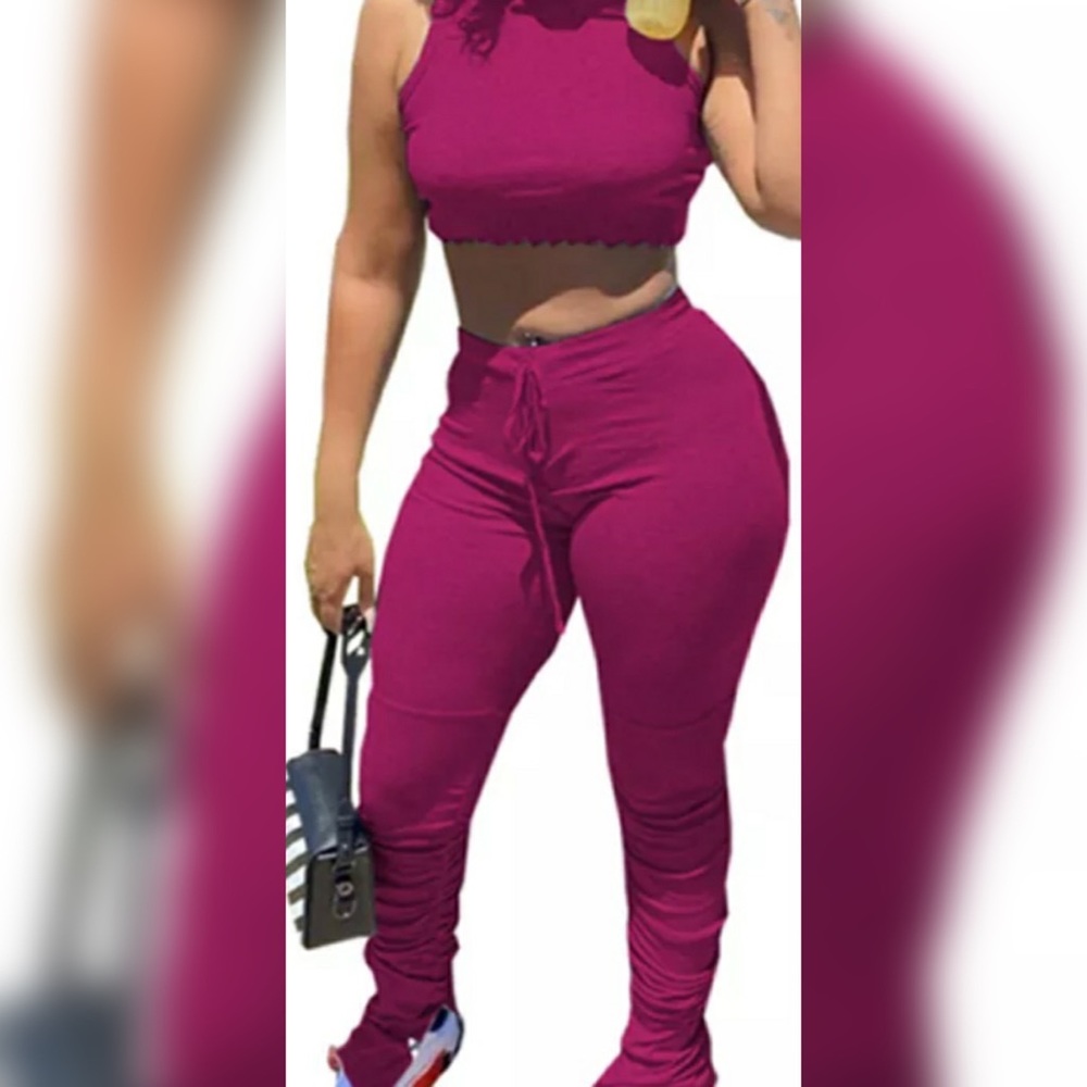 2 pc cropped top